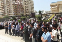 طلاب دمنهور ينتفضون ضد ترشح الفلول‎ للرئاسة