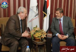 د. مرسي يستقبل سفير المغرب بالقاهرة