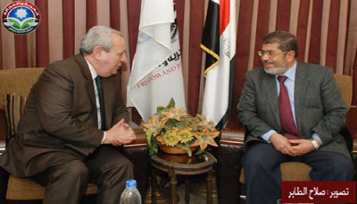 د. مرسي يستقبل سفير المغرب بالقاهرة