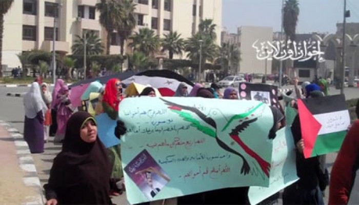 "أمة تنزف.. وشعب يضمد الجراح" حملة لنصرة سوريا وفلسطين بجامعة الفيوم