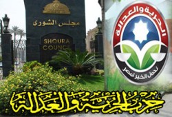 106 مقاعد للحرية والعدالة في مجلس الشورى