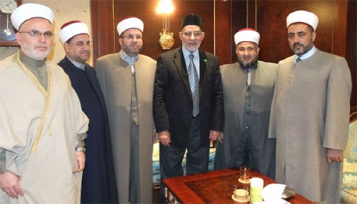 المرشد العام يستقبل رئيس المحكمة العليا الشرعية بغزة