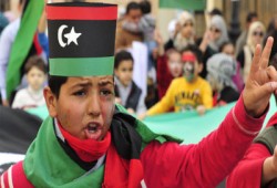 احتفالية شبابية بالذكرى الأولى للثورة الليبية