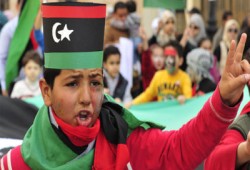 احتفالية شبابية بالذكرى الأولى للثورة الليبية