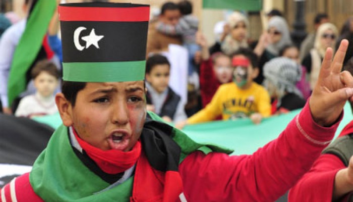 احتفالية شبابية بالذكرى الأولى للثورة الليبية