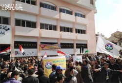 قافلة "الحرية والعدالة" بالجيزة تصل بورسعيد