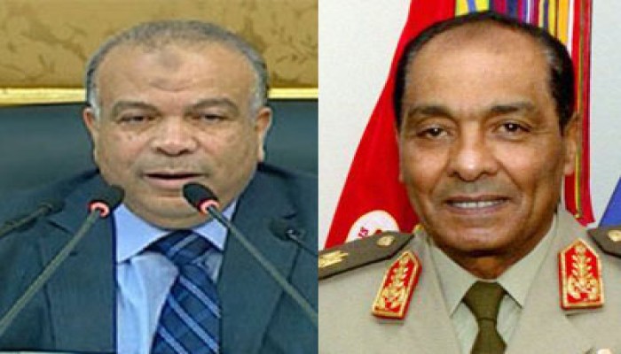 المشير يلتقي الكتاتني لمناقشة إعداد الدستور ونقل السلطة