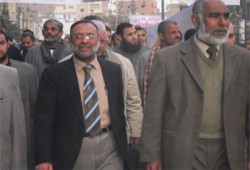 مسيرة لمرشحي "الحرية والعدالة" بالمنيا