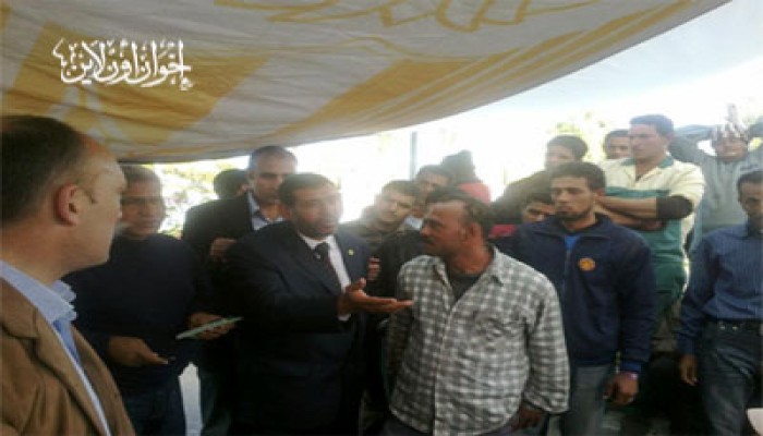 نائب "الحرية والعدالة" ينصف عمال مجلس مدينة شرم الشيخ