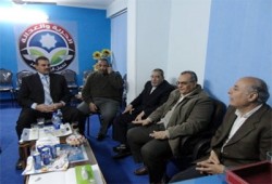 وفد مسيحي يهنئ نواب"الحرية والعدالة" بالمنيا