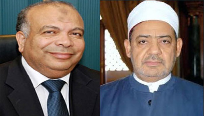 شيخ الأزهر يهنئ الكتاتني برئاسة مجلس الشعب