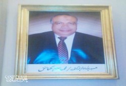 تعليق صورة د. الكتاتني بالقاعة الرئيسية لمجلس الشعب