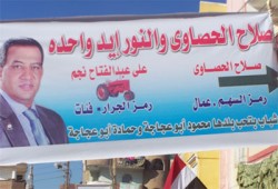 دعاية مشتركة للنور ومرشح الفلول بالغربية