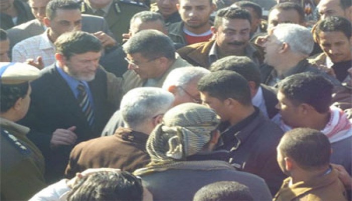 "الحرية والعدالة" بالشرقية ينهي أزمة أهالي الحسينية