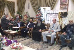 الحرية والعدالة بالفيوم يزور دير الأنبا إبرام