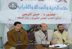 ندوة لـ"الحرية والعدالة" حول دور الشباب بدمياط