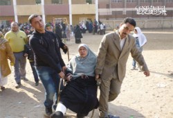 كبار السن يتوجون ختام عرس الديمقراطية في  شبرا الخيمة