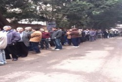 عودة الطوابير مع بدء التصويت في القليوبية