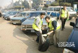"الحرية والعدالة" يشارك في حملات تجميل "المعادي"