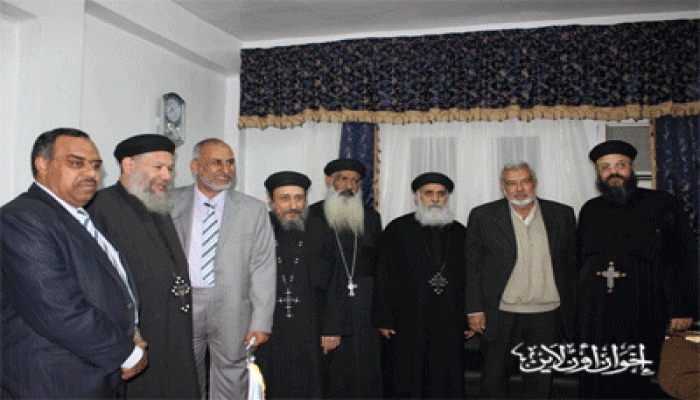 وفود من الأحزاب والكنيسة تزور "الحرية والعدالة" بالسويس