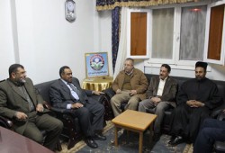 وفد الكنيسة الإنجيلية يهنئ الحرية والعدالة بالسويس