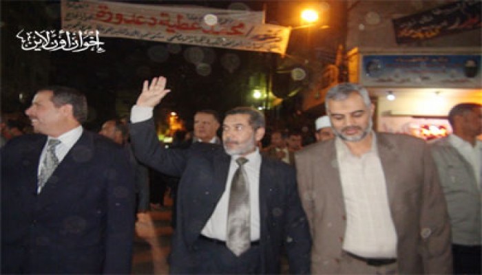 مسيرة لمرشحي "الحرية والعدالة" بالغربية