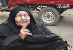 ناخبات المنيب: مستقبل مصر دفعنا للمشاركة وليس الغرامة