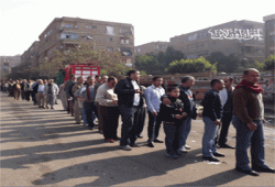 إقبال على التصويت في المنوفية وتأخر بعض القضاة