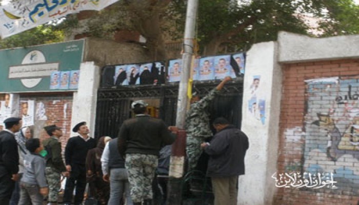 الشرطة تزيل الدعاية المخالفة أمام اللجان بفيصل