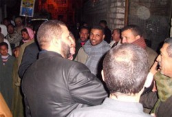 استقبال حافل لمرشحي "الحرية والعدالة" بالمنيا