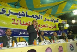 مؤتمرات ومسيرات وجولات نسائية لمرشحي الحرية والعدالة بالقليوبية