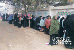 تأخر التصويت في لجان العياط والصف وأطفيح ساعة