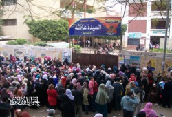 إقبال كبير من الناخبين بأطفيح والعياط مع اقتراب غلق اللجان