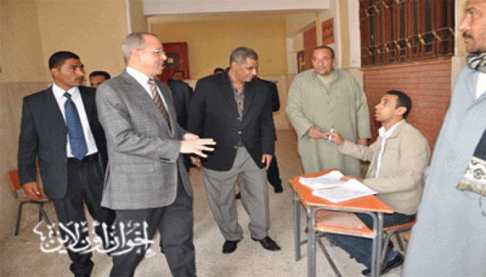 محافظ بني سويف يحث المواطنين على التصويت