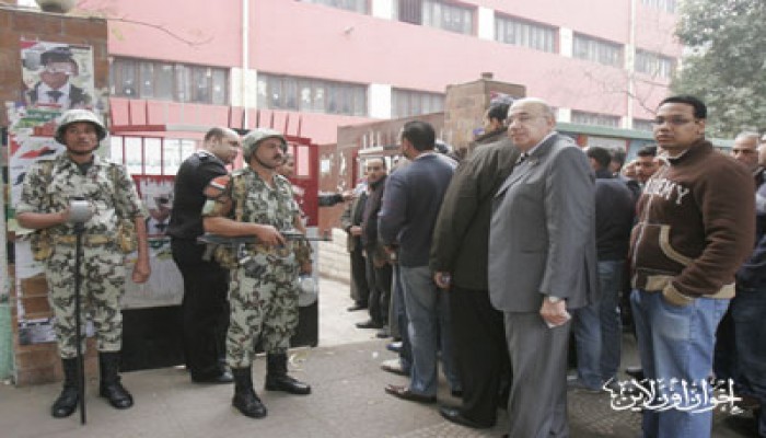 دعاية مخالفة للمرشحين بالمنيب وتجاهل من قوة التأمين