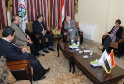 "الحرية والعدالة" يستقبل سفيري فرنسا وكوريا الجنوبية