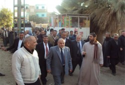 التفاف جماهيري حول مرشحي "الحرية والعدالة" بالمنيا
