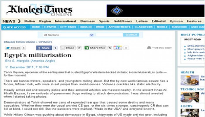 كاتب أمريكي يدعو الغرب للاعتذار إلى مصر