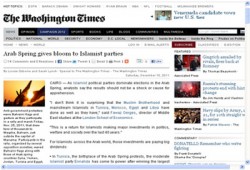 "الواشنطن تايمز": فوز الإخوان في الانتخابات ليس مفاجئًا