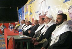 مؤتمر حاشد لمرشحي "الحرية والعدالة" ببني سويف