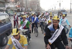 ماراثون دراجات للحرية والعدالة بالسويس