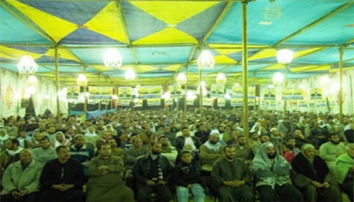 مؤتمر جماهيري لمرشحي الحرية والعدالة بالسادات