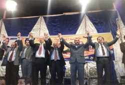 تقدم مرشحي "الحرية والعدالة" في دوائر الفيوم الثلاثة