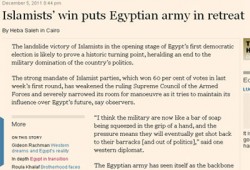 "الفاينانشال تايمز": الانتخابات تضع حدًّا لهيمنة العسكر على الحكم