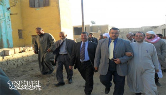 استقبال حافل لمرشحي "الحرية والعدالة" بالمنيا