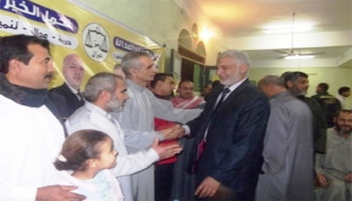 استقبال حافل لمرشحي "الحرية والعدالة" بالمنوفية