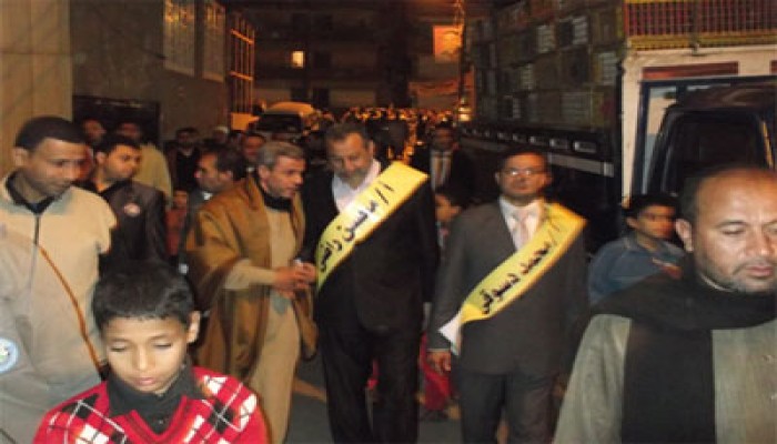 أهالي بنها:  الشعب يريد "الحرية والعدالة"