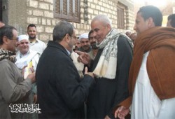 استقبال حافل لمرشحي "الحرية والعدالة" بقرى المنيا