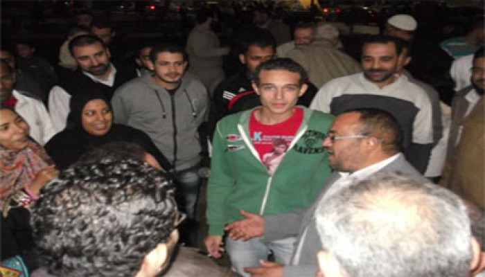 مسيرة سيارات بحلوان لتهنئة رمضان عمر