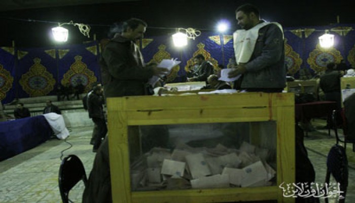 وقف الفرز في لجان حلوان بعد احتجاج الموظفين